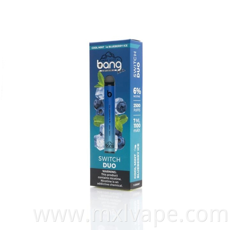 Popular Bang XXL PRO Max Switch Duo Wholesale 2500 Puffs Vape Pod